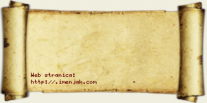 Rumena Tasić vizit kartica